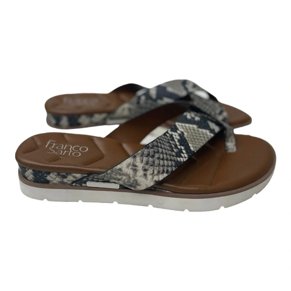 Franco Sarto Darious Women’s Faux Snakeskin Sandals